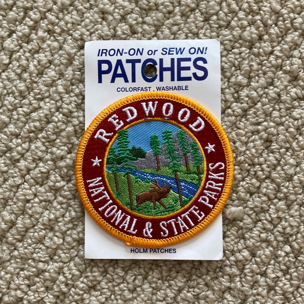 Redwood National & State Parks Iron On Patch National Parks Project Souvenir NWT